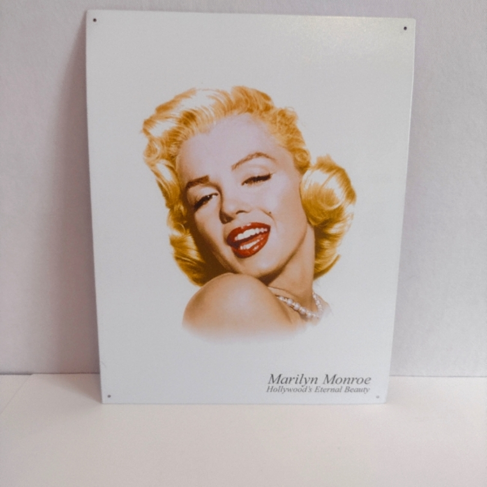 Marilyn Monroe Vintage Metal Sign